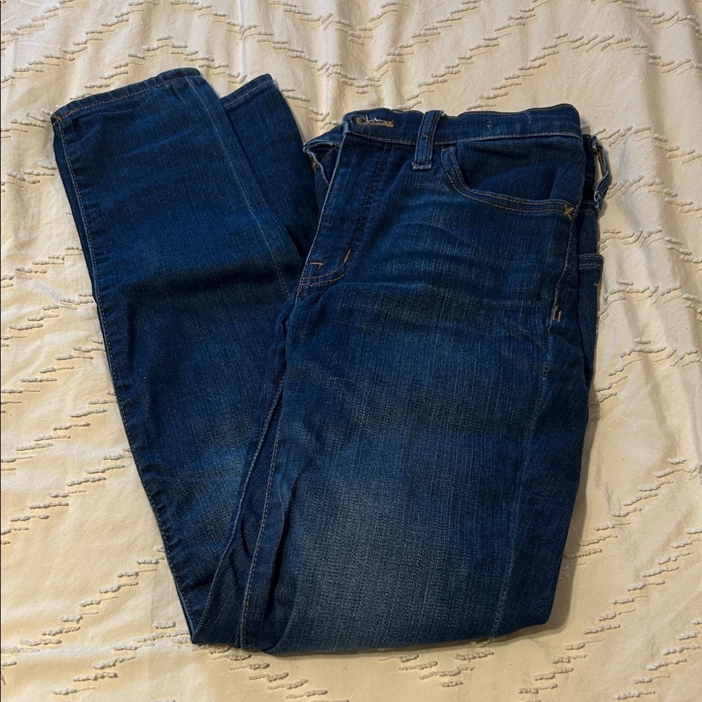 Madewell Jeans 9” Midrise Skinny Dark Wash Denim